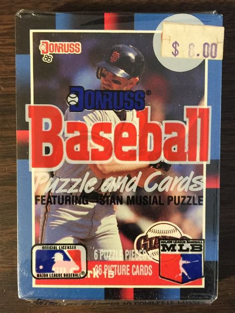 1988 DONRUSS Cello Pack WILL CLARK Card On Top TOM NIETO On Back