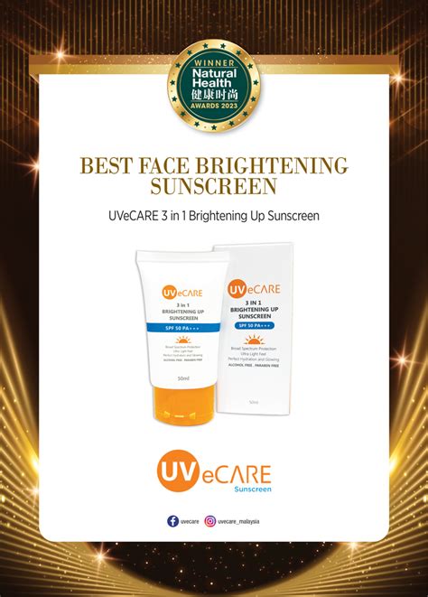 Uvecare In Brightening Up Sunscreen Naturalhealth Healthy