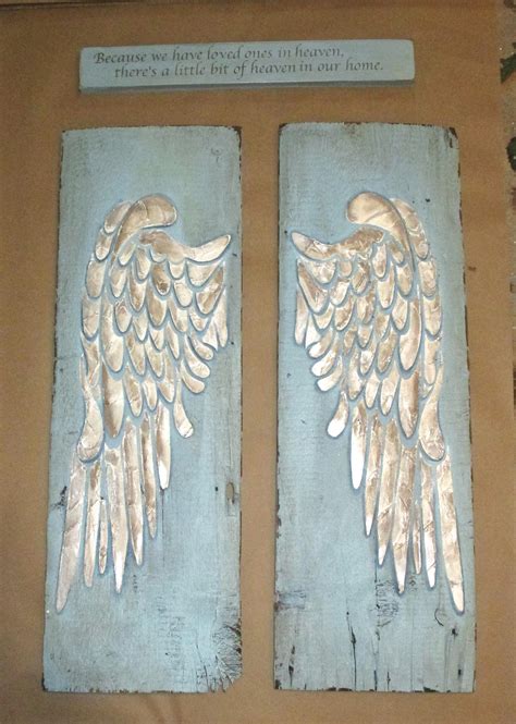 Angel Wings Wood Angel Wings Wing Wall Decor Recycled Wood Etsy