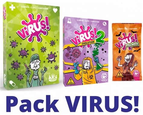 Juego Virus 1 Virus 2 Y Halloween Para Imprimir MercadoLibre