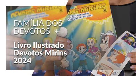 Livro Ilustrado Devotos Mirins 2024 YouTube