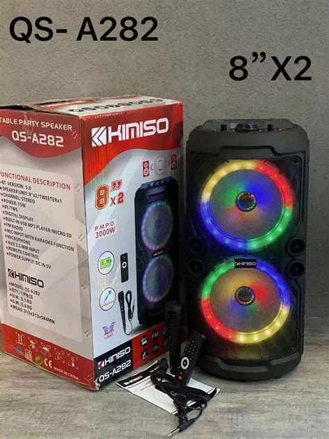 Qs A Kimiso New Arrival Inch Professional Audio Speaker With Mic