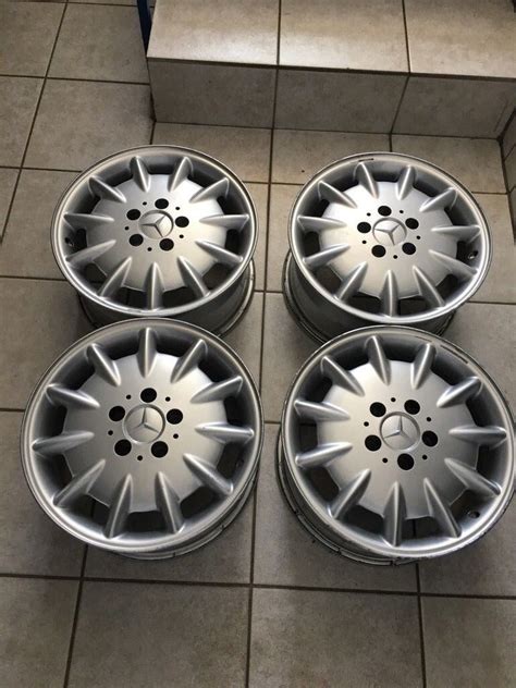 WIE NEU Mercedes W210 E Klasse RONAL Alufelgen Alloy Wheels 7 5J 16H2