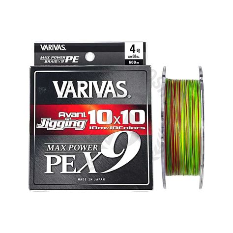 Varivas Avani Jigging 1010 Max Power PE X9 600m PE 4 Multi Color