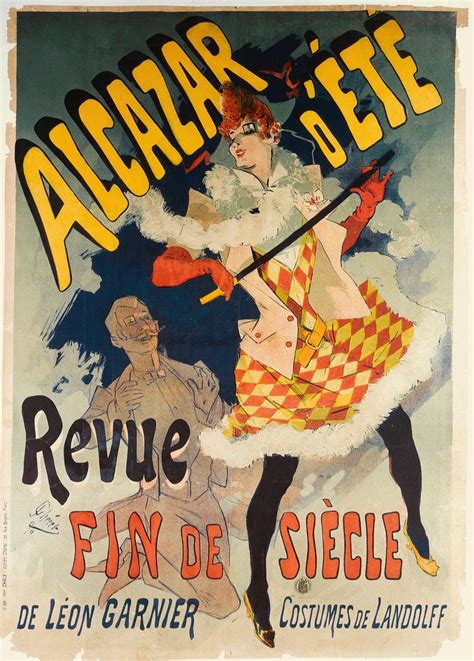 Alcazar D ete Revue Fin De Siecle by Jules Chéret Artvee