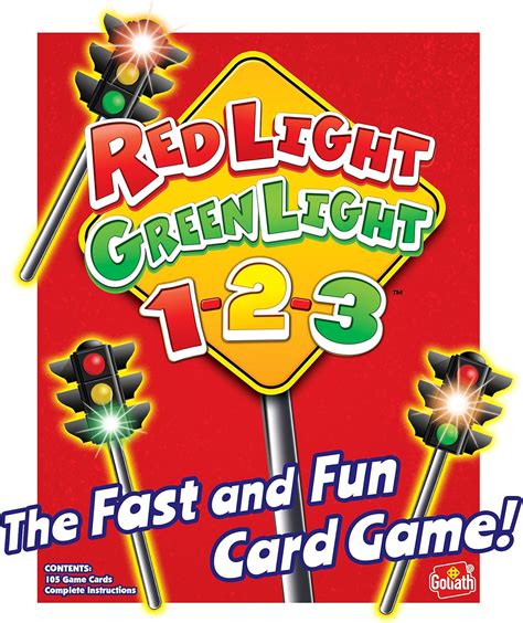 Red Light Green Light 1 2 3 Card Game For Ages 5 And Up Toys And Games