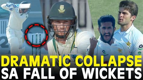 Dramatic Collapse South Africas Fall Of Wickets Vs Pakistan At