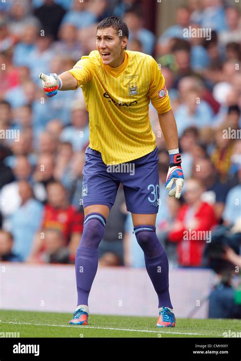 COSTEL PANTILIMON MANCHESTER CITY FC VILLA PARK BIRMINGHAM ENGLAND 12 ...