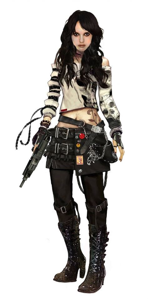 Josy By Dirkloechel On Deviantart Cyberpunk Girl Dystopian Fashion