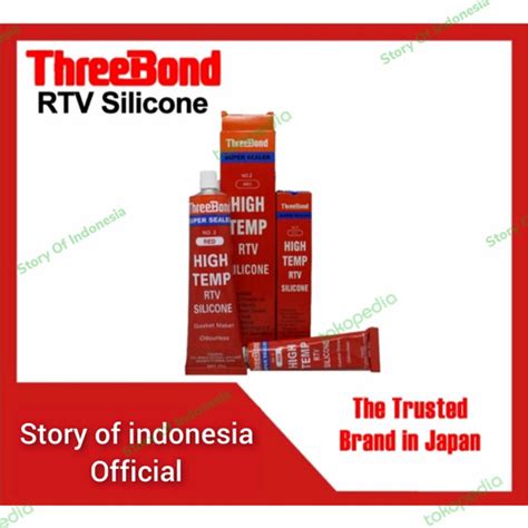 Jual Threebond Lem Gasket Super Sealer Red Rtv Silicone Temperatur