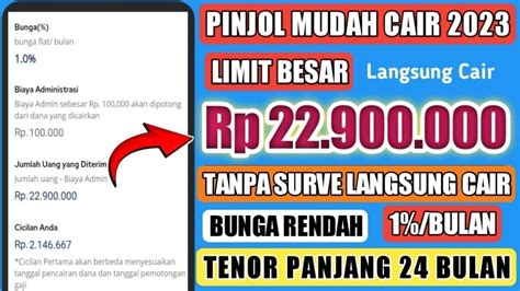 Pinjaman Online Mudah Cair Limit Besar Tenor Panjang Pinjol