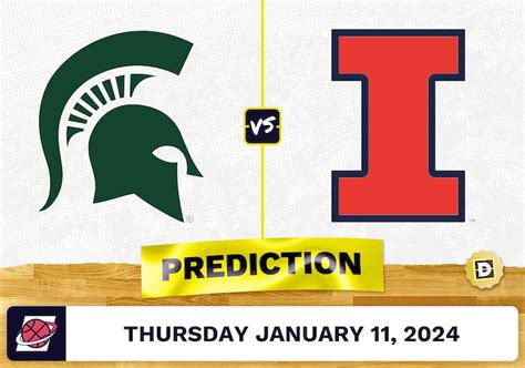 Michigan State Vs Illinois Prediction Odds College Basketball Picks