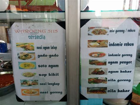 Menu At Waroeng Siis Restaurant Pontianak