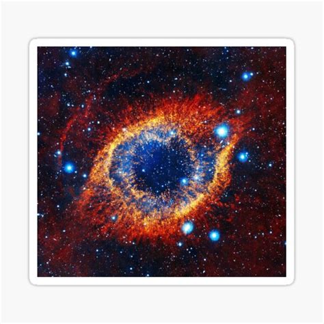 Helix Nebula The Eye Of God Sticker For Sale By Allomensiaa Redbubble