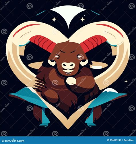 Cute Taurus Tattoo Sagittarius Cartoon Horoscope Love Illustration