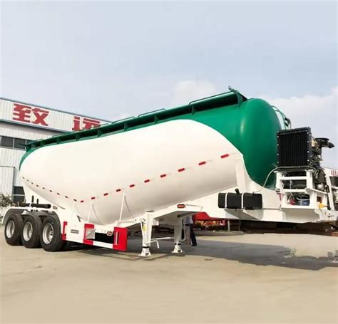 Top Factory Three Axle Ton Ton V Type Bulk Cement Tank Semi Trailer