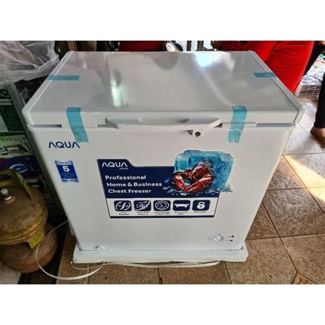 Jual Chest Freezer AQUA SANYO AQF 160 Kapasitas 160 Liter Low Watt