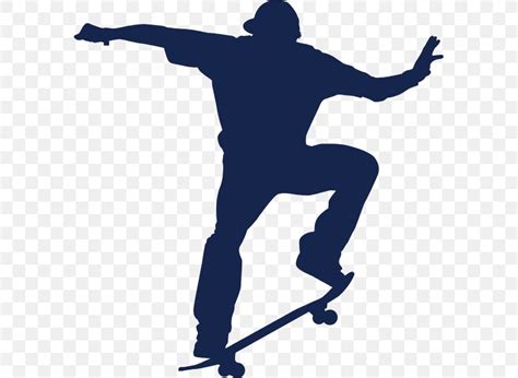 Vector Graphics Skateboarding Illustration Silhouette Png 585x600px