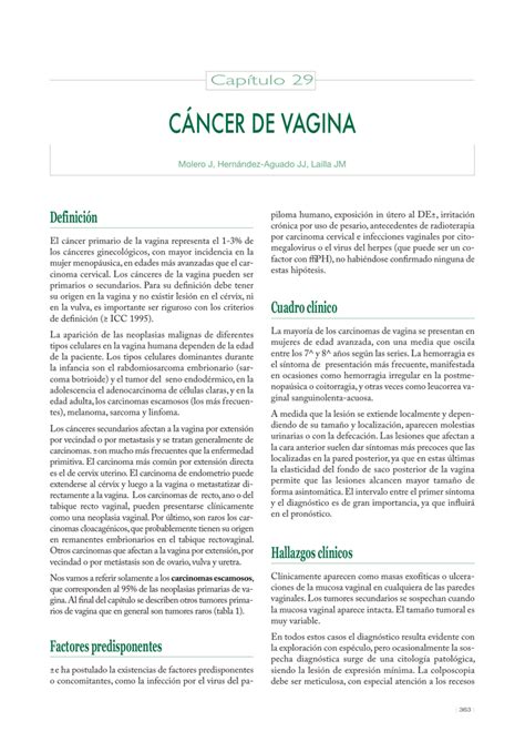 cáncer de vagina