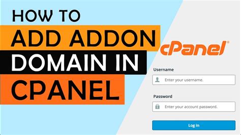 How To Add Addon Domain In Cpanel Add New Domain To Cpanel Youtube