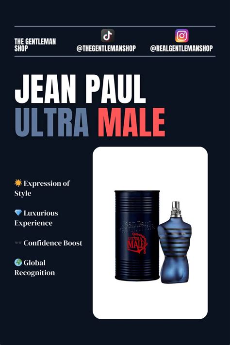 Ultra Male By Jean Paul Gaultier For Men Oz Eau De Toilette Intense