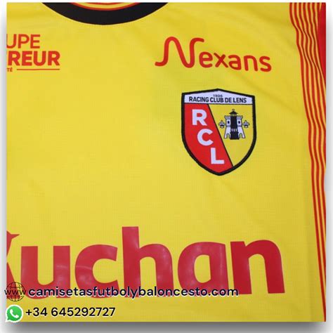 Camiseta RC Lens 2023 2024 Local Camisetas Futbol Y Baloncesto