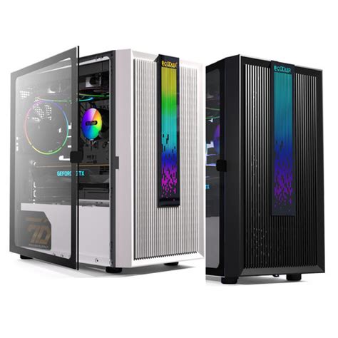 Jual Casing Pc Cooler Platinum LM200 Mesh RGB Putih Kota Bandung