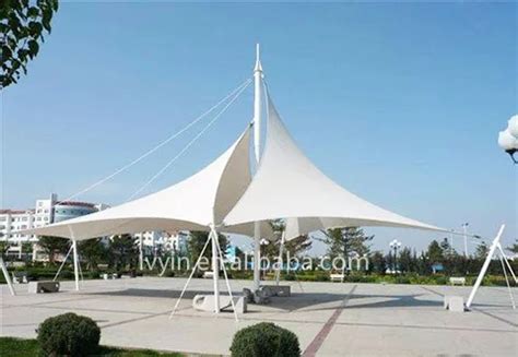 Membrane Structures Shade Steel Pvdf Carport Welding Machine Fabric