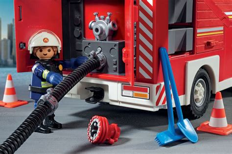 Playmobil Action Heroes Pas Cher Megaset De Pompiers Sp Cial