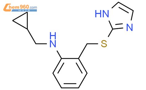 137782 10 6 Benzenamine N Cyclopropylmethyl 2 1H Imidazol 2 Ylthio