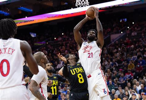 Sixers Joel Embiid Scores Career High 59 Points Vs Jazz What Made