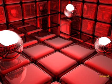 Red 3D Wallpaper - WallpaperSafari