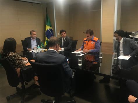 Ministro Rogério Marinho E Governador Gladson Cameli Debatem Apoio