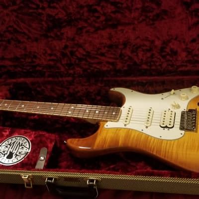 Fender Select Stratocaster Exotic Maple Quilt Channel Bound Reverb