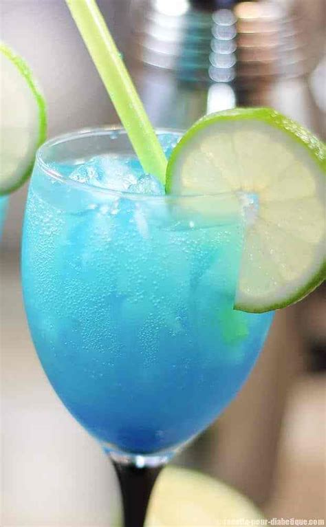 Cocktail Blue Virgin Sans Sucre Et Sans Alcool Recette Cocktail