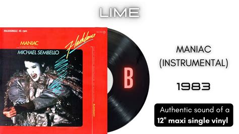 Michael Sembello Maniac Instrumental 12 Maxi Single YouTube