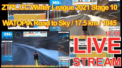 ZTPL CC Winter League 2021 Stage 10 Road To Sky YouTube