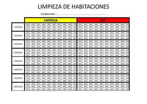 Limpieza De Habitaciones Psicolog A General Limpieza De