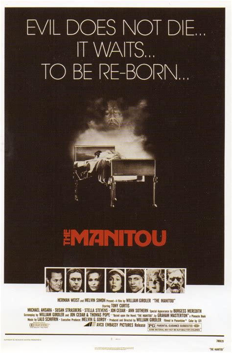 Ha Ha Its Burl Burl Reviews The Manitou 1978