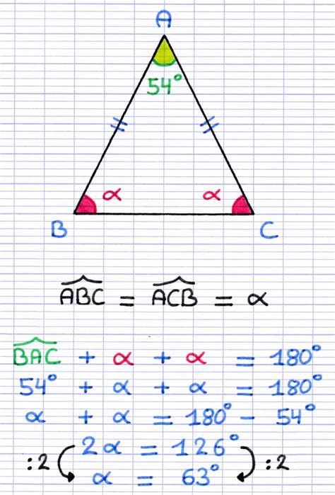 Utiliser La Somme Des Angles D Un Triangle