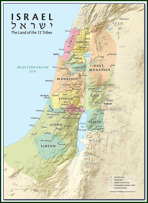 Bible Map Israel Old Testament Map Resume Examples MoYoA5l12Z