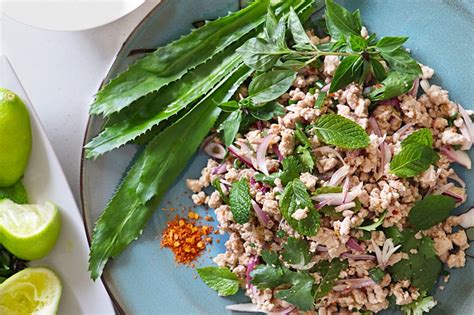 Thai Larb Salad Larb Moo Asian Inspirations