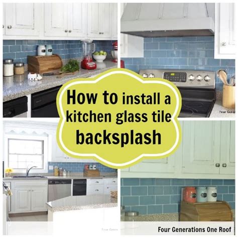 How To Install A Glass Backsplash Glass Designs