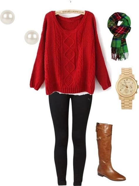 Five Outfits To Wear On Christmas Eve Christmas Outfit Casual Casual