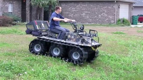 Hoot 6x6 Amphibious Atv With Adair Tracks 1st Run Youtube