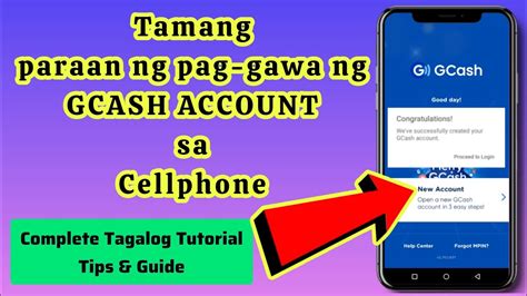 Paano Gumawa Ng Gcash Account Step By Step Tagalog Tutorial Youtube