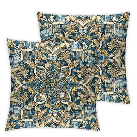 Gotuvs Double Sided Pattern Boho Decor Throw Pillows CoversRetro