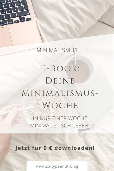 E Book Deine Minimalismus Woche I In Einer Woche Minimalismus