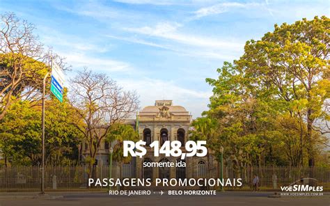 Passagem aérea promocional Azul Rio Belo Horizonte Voe Simples