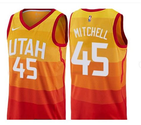 Youth Donovan Mitchell jersey rainbow city edition jersey